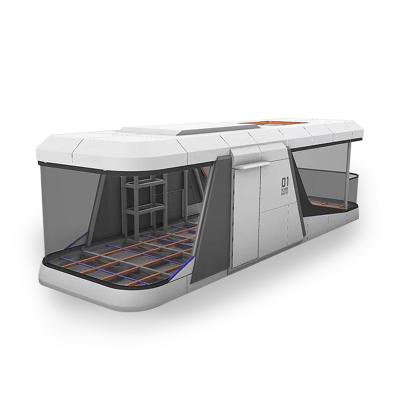 China Modern 2023 FUQIAN Modular Container House Apple cabin Mobile Tiny House Modular Luxury Prefab Home Space Capsule House for sale