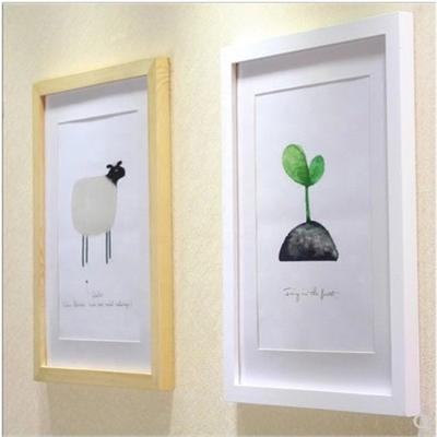 China Fashionable Wholesale Rectangular Solid Wood Wooden Frame Of 4K8K Picture Frame Photo Hanging Wall Picture Frame for sale
