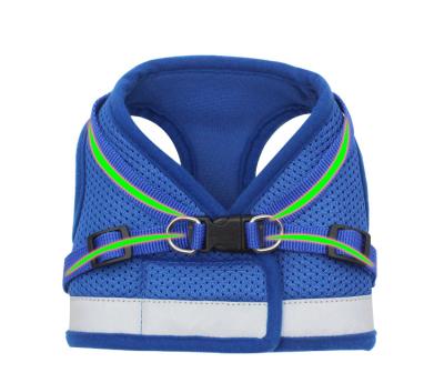 China Lights WBL-844 Multi-Color Adjustable Large Pet Light Dog Harness And Leash for sale