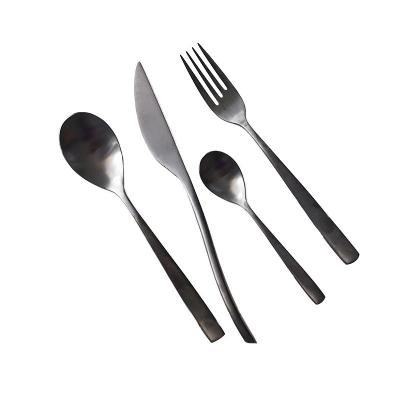 China Disposable Fancy Cutlery Luxury Silverware Set Stainless Steel Flatware Dining Table Cutlery for sale