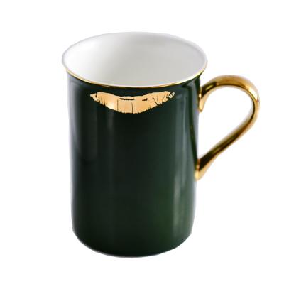 China Sustainable Ceramic White Coffee Mug Porcelain Mug With Handle FOB Price for sale