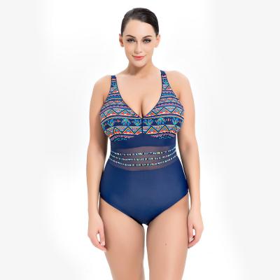 China New Plus Size One piece Swimsuit Swimsuit Women Push up 1946 for sale