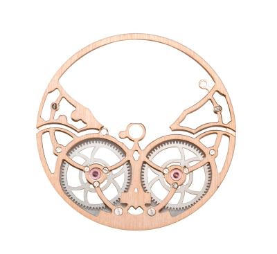 China Fashion OEM Factory Customized Mechanical Watch Parts Movement Watch Dial Electroplate Personalized Customization for sale