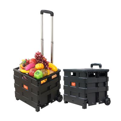 China China Multi Folding Storage Roll Wheel Camping Push Cart Outdoor Shipping Folding Cart for sale