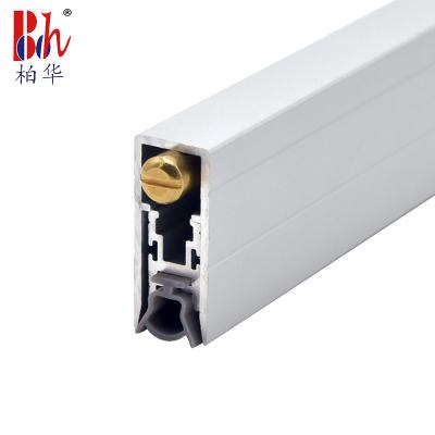 China U Shape Acoustic Automatic Door Bottom Seals Concealed Aluminium Weather Strip for sale