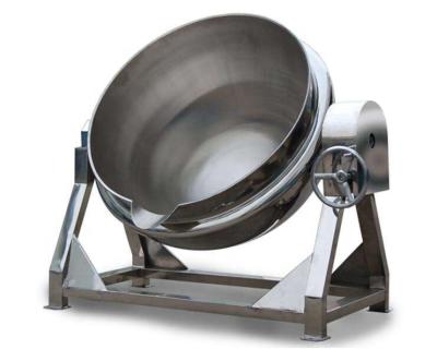 China 300L Electric Heating Large Cooking Pot Industrial Stirring Cooking Pot for sale