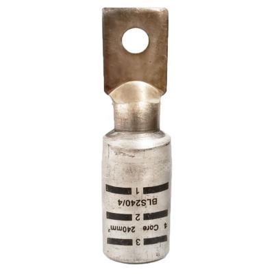 China Material: CUâ ¥ 99.9% high quality DTL-1-240 aluminum bimetallic hook terminal and good quality copper cable and connector cable hook for sale