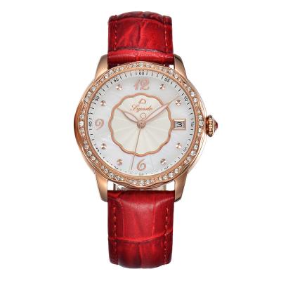 China Zurriague el diamante de lujo de Noctilucous del reloj mecánico automático de la correa en venta