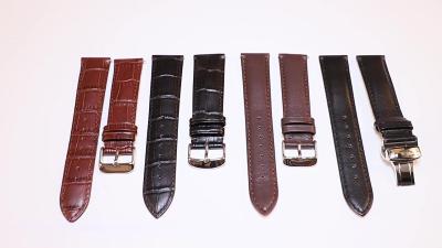Κίνα 16mm - 22mm 2 καμμμένο κομμάτι λουρί δέρματος αντικατάστασης προς πώληση