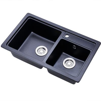 China Without Faucet JM201 Home Use Granite Kitchen Sink Wholesale for sale