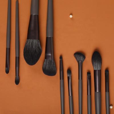 China Angular Blush 10 Pcs Fashion Beauty Cosmetic Tools Hot Selling Professional Makeup Brushes for sale