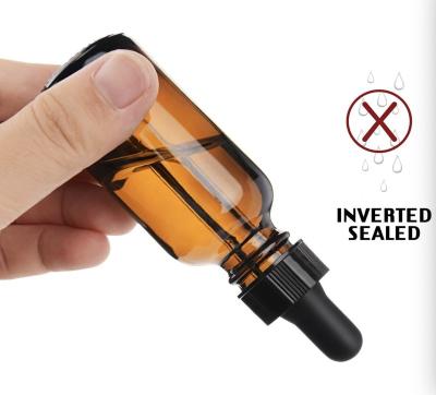 China Eco-friendly Recyclable Glass Bottles With Amber Glass Essential Oil Bottles 30ml Glass Eye Dropper Bottles for sale