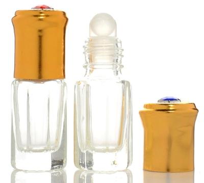 China Crafts China Supplier Best Design Perfume Bottle 3ml 5ml Hexagon Roll Glass Bottle Sale Perfume Bottle for sale