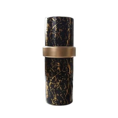 China Minimalist marble style porcelain ceramic flower vases for home decor for sale