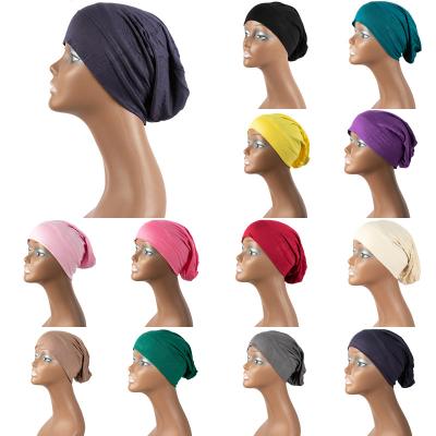 China Muslim Inner Women Ladies Underscarf Hijab Cotton Islamic Hood Cotton Under Hat For Hijab Turban for sale