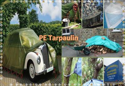 China 50g/m2-280g/m2 Waterproof Plastic Tarpaulin Sheet Poly Tarp PE Tarpaulin Cover for sale