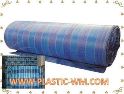 China Stripe Color Pe Fabric Woven Fabric Roll HDPE Tarpaulin Roll for sale