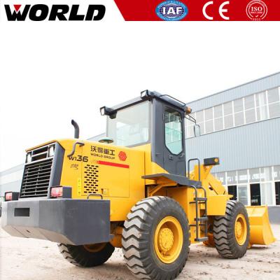 China W136II Farms Model 3 Ton Chinese Heavy Machinery Road Construction Small Front End Wheel Loader for sale