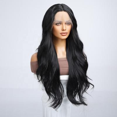 China Body Wave AT Wigs Wholesale 26 Inches Long Synthetic Hair Wigs Lace Front Synthetic Hair Wigs Lace Front for sale