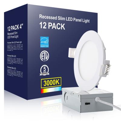 China Amazon Success ETL Energy Star 4 Inch 9W 750lm Ra80 Modern Ceiling Mount Round Led Light Fixtures for sale