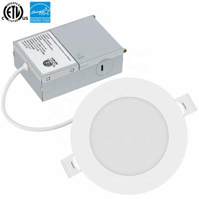 China Department of the Interior ETL Listed 4 Inch 750 Lumens Integrated Dimmable Panel Light for sale