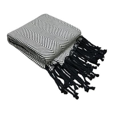 China Wearable Warm Fashion Baby Customizable Knitted Blanket Knit Winter Nap Blanket for sale
