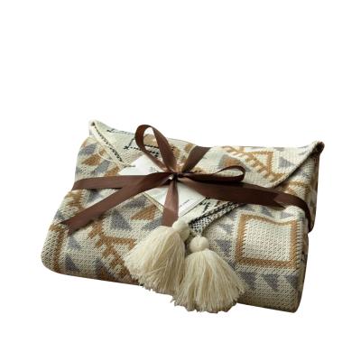 China Keep Warm 2021 Modern Simplicity Wholesale Soft Winter Baby Blankets Knitted Baby Blanket for sale