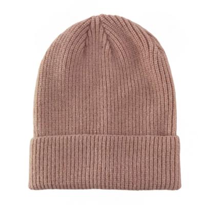 China Pure Acceptable Logo Color Knitted Hat Autumn And Winter Warm Knitted Hat Adult Knitted Woolen Hat for sale