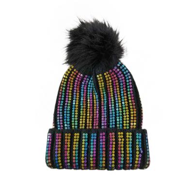 China Pure Acceptable Logo Color Knitted Hat Autumn And Winter Warm Knitted Hat Adult Knitted Woolen Hat for sale
