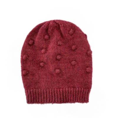 China Pure Acceptable Logo Color Knitted Hat Autumn And Winter Warm Knitted Hat Adult Knitted Woolen Hat for sale