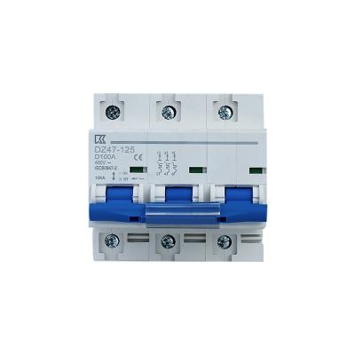 China MCB Min Circuit Breaker China Made 3p 100a Series 80-125a Current 400v Mini Circuit Breaker Mcb For Air Switch for sale