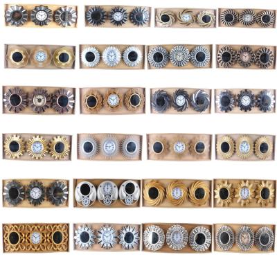China Style Mirrors and 3pcs Antique Clocks in One Set Fashion Home Decoration Set Wall Clocks for sale