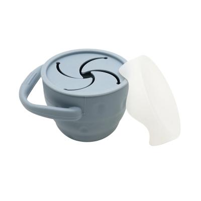 China BPA Free silicone baby snack cups for sale