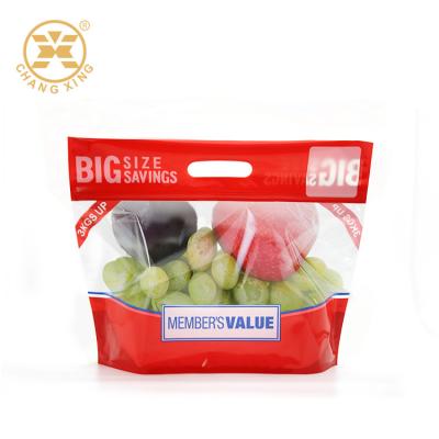 China Mistbopp de Vruchten van VMPET Rekupereerbare Tribune op Zakken Resealable Transparante Plastic Zak Te koop
