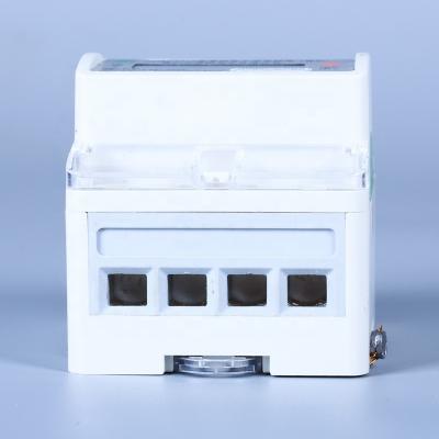 China OEM Single Phase Din Rail Energy Meter with RS485/Modbus RTU Communication Interface ≤2W Power Consumption for sale