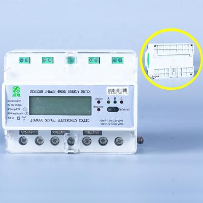 China LCD Display 0.5 Class Rail Din Single Phase Meter IP51 Protection for Industrial Applications for sale