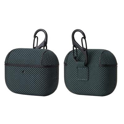 China Retro MICANI Textile Fabric Skin Earphone Case Radio Tooth Lightweight Portable Blue Earphone Fingerprint Anti Fingerprint Sleeve Bag for sale