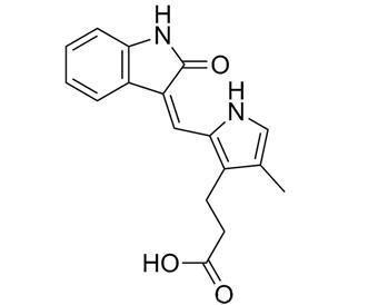 Chine Inhibiteurs minimum SU5402 Cas 215543-92-3 de 98% FGFR VEGFR à vendre