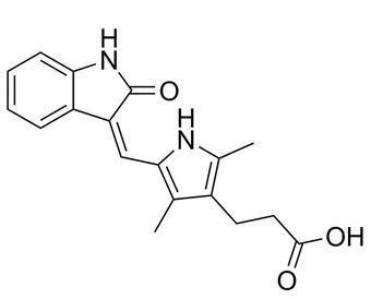 Chine Inhibiteur minimum Cas 252916-29-3 de TSU 68 Orantinib VEGFR de 98% à vendre