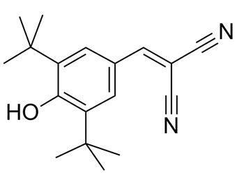 Chine Inhibiteur de kinase de tyrosine de Tyrphostin A9 Malonoben Cas 10537-47-0 à vendre