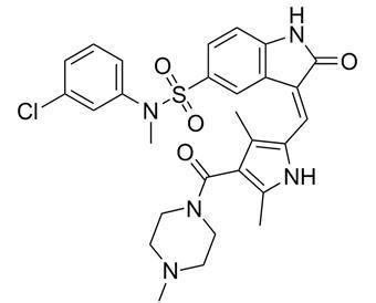 Chine La kinase rencontrée C de tyrosine a rencontré les inhibiteurs SU11274 Cas 658084-23-2 à vendre
