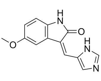 Chine Inhibiteur substitué Cas 377090-84-1 de SU9516 3 Indolinone CDK à vendre