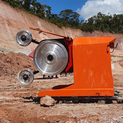 China Construction works China Factory Price Marble Granite Quarry Mining Electric Diamond Wire Saw Rope Stone Cutting Machine 8P for sale