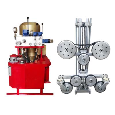 China Construction works underwater hydraulic wire saw, underwater cutting wire saw machine, underwater diamond wire saw machine for sale