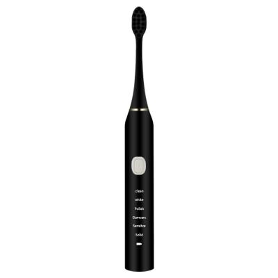 China ABS. Six-speed USB rechargeable electric toothbrush for adults and children tooth cleaner waterproof electric toothbrush for sale