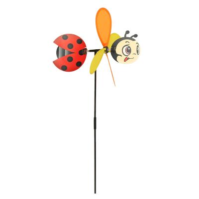 China Outdoor decorations 2021 children trained windmill five color best-selling animals with toy windmill small gifts gift for sale