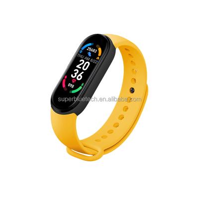 China Custom M6 Wifi Band Sports Smart Wristbands Watch Tracker Wristband Fitness Tracker Touch Screen Smart Watches For IOS And Andriod for sale