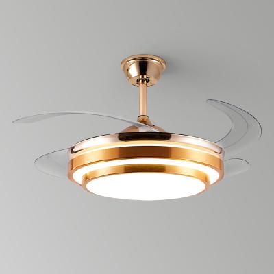 China Modern Retractable Bldc Led Ceiling Fan With Light for Home Bedroom Remote Control for sale