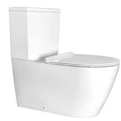 China Double-Flow Bathroom Toilet Two Piece Ceramic Toilet White China Style Packing Modern Pattern Color Origin for sale