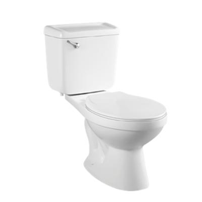 China Cheap Price Wc Vitreous Two-Piece Toilet Two-Piece Floor Installation White Ceramic Soft Cover Seat Set Layer Time Packing Model for sale